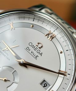 Omega De Ville Prestige Power Reserve Replica Watch White Dial Metal Wire 39 (1)