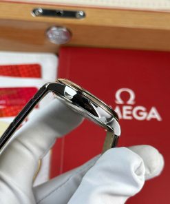 Omega De Ville Prestige Power Reserve Rose Gold Replica 11 Watch Chocolate Dial 39 (2)