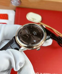 Omega De Ville Prestige Power Reserve Rose Gold Replica 11 Watch Chocolate Dial 39 (2)