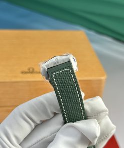 Omega Planet Ocean 600M Gray Dial Bezel Green Ceramic Best Replica VSF (1)