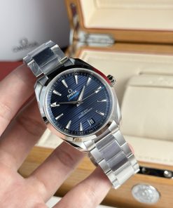 Omega Seamaster Aqua Terra Blue Dial Best Replica VS Factory 41mm (2)