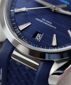 Omega Seamaster Aqua Terra GMT Best Replica Watch VS Factory Blue Color 41mm (9)