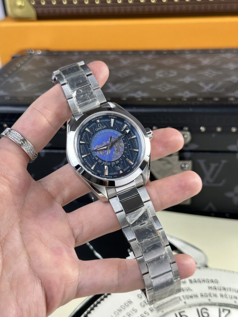 Omega Seamaster Aqua Terra Replica Watches Blue VS Factory 43mm (8)