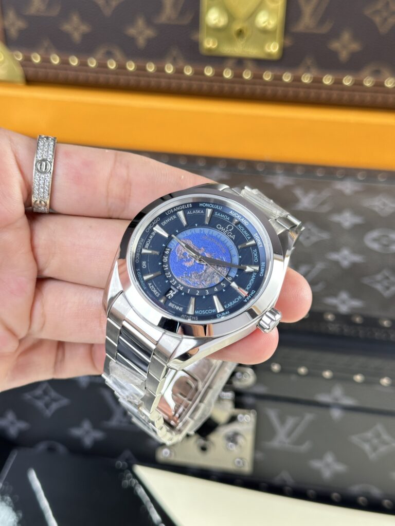 Omega Seamaster Aqua Terra Replica Watches Blue VS Factory 43mm (8)