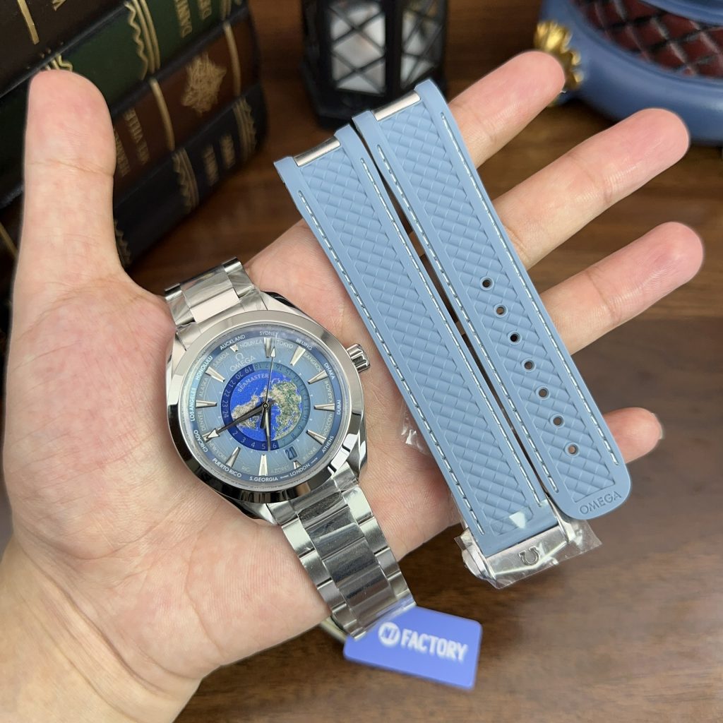 Omega Seamaster Aqua Terra Worldtimer Best Replica N1 Factory 43mm (1)