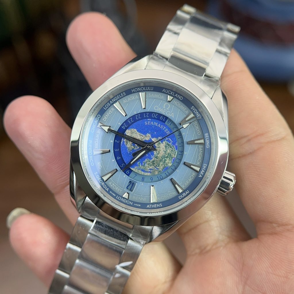 Omega Seamaster Aqua Terra Worldtimer Best Replica N1 Factory 43mm (1)