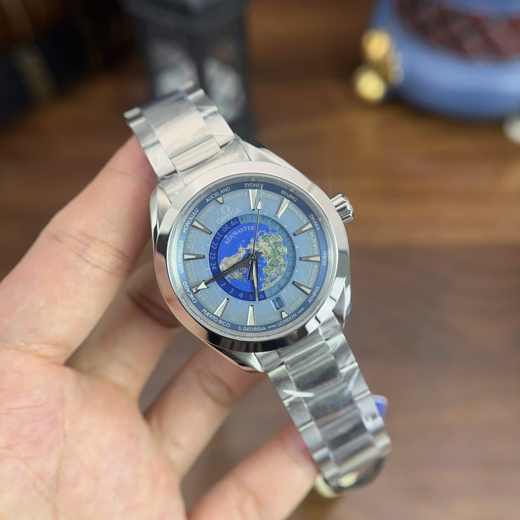 Omega Seamaster Aqua Terra Worldtimer Best Replica N1 Factory 43mm (1)