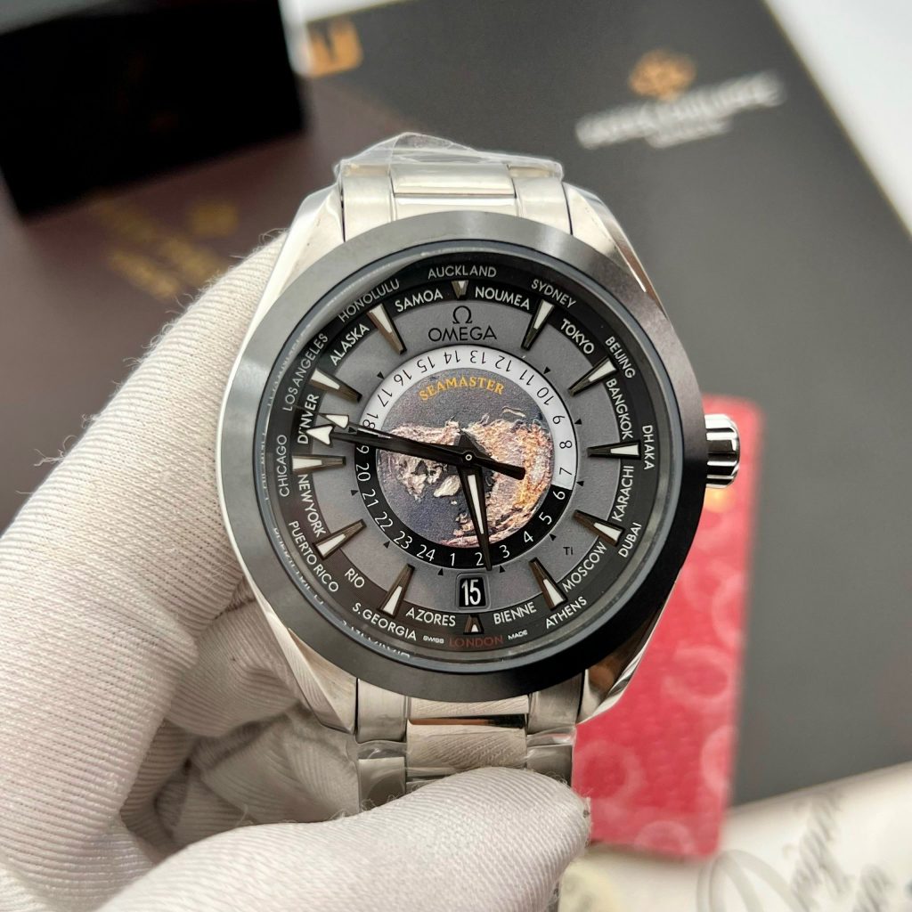 Omega Seamaster Aqua Terra Worldtimer Replica Watches Best Quality 43mm (2)