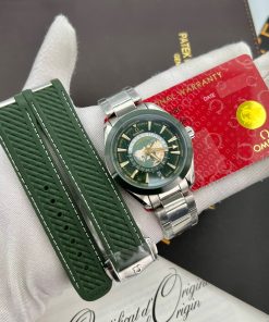 Omega Seamaster Aqua Terra Worldtimer Replica Watches Green 43mm (1)