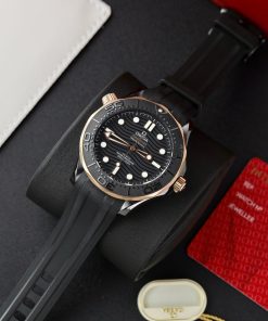 Omega Seamaster Best Replica Watch Rubber Strap Automatic Men's 41mm (11)