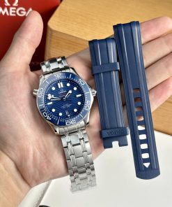 Omega Seamaster Diver 300 Blue Dial Replica Watches VS Factory (1)