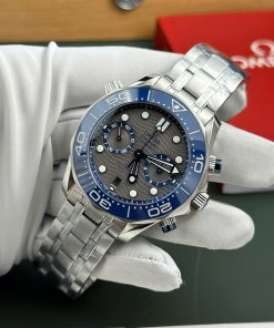 Omega Seamaster Diver 300M Chronograph Best Replica Watch Gray Dial N1 Factory 44mm (2)