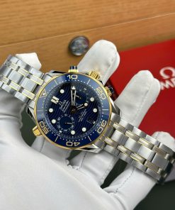 Omega Seamaster Diver 300M Chronograph Replica 11 Watch Blue Dial N1 Factory 44mm (2)