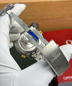 Omega Seamaster Diver 300M Chronograph Replica 11 Watch Blue Dial N1 Factory 44mm (2)