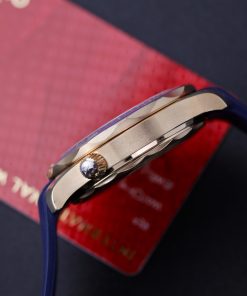 Omega Seamaster Diver 300M Rose Gold Replica Watches Dial Blue 42mm (2)