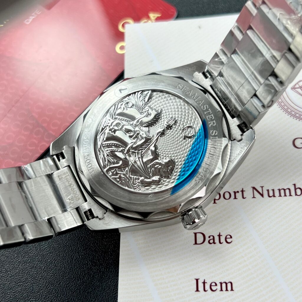 Omega Seamaster Ice Blue Replica Watches VS Factory (4)