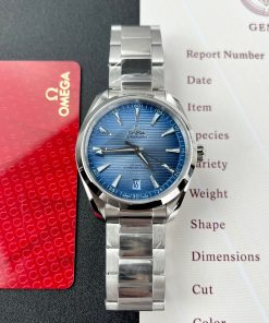 Omega Seamaster Ice Blue Replica Watches VS Factory (4)
