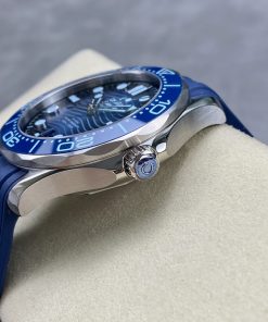 Omega Seamaster Summer Blue Fake Watches Best Quality VS Factory 42mm (9)