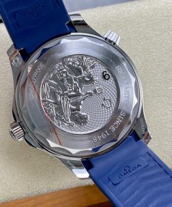 Omega Seamaster Summer Blue Fake Watches Best Quality VS Factory 42mm (9)