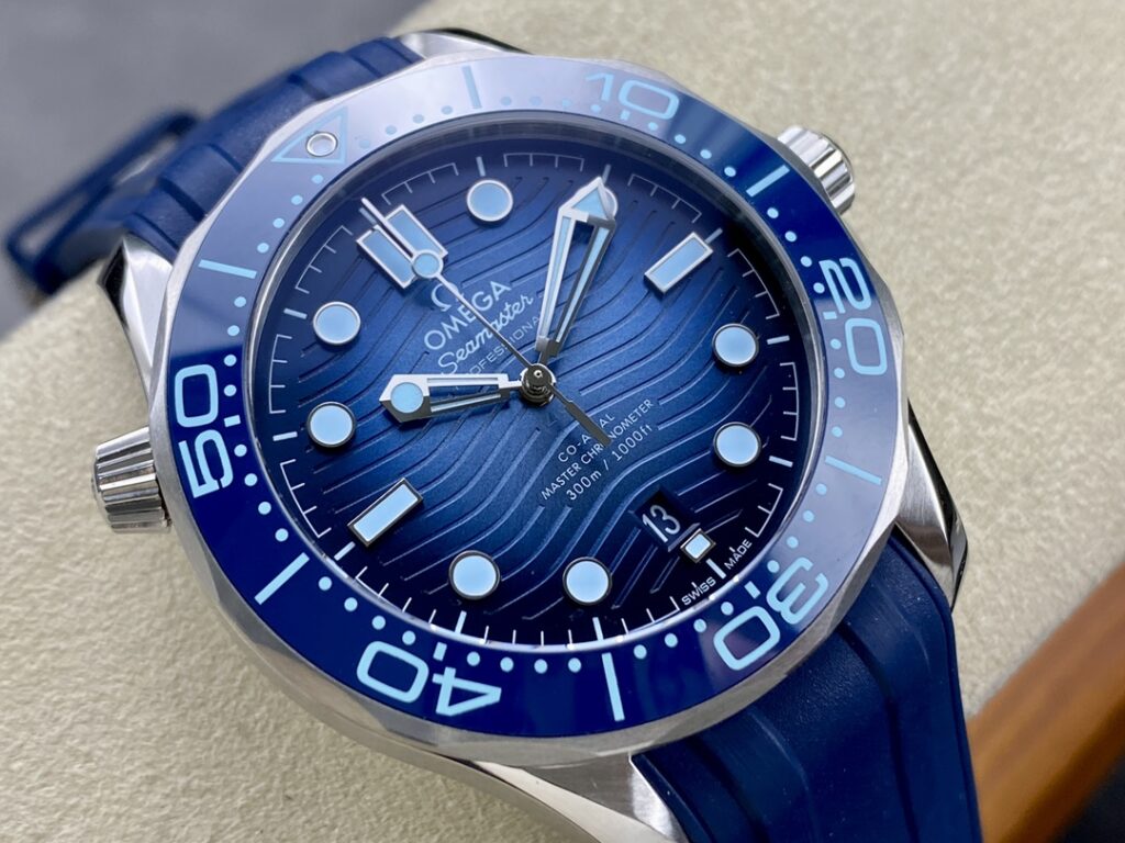 Omega Seamaster Summer Blue Fake Watches Best Quality VS Factory 42mm (9)