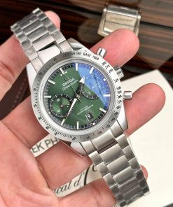 Omega Speedmaster 57 Chronograph Replica Watch Green Dial (1)
