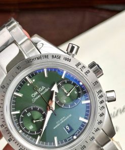 Omega Speedmaster 57 Chronograph Replica Watch Green Dial (1)