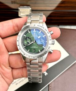 Omega Speedmaster 57 Chronograph Replica Watch Green Dial (8)