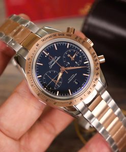 Omega Speedmaster Co-xial Chronograph Demi Rose Gold Replica 11 Watch 41 (2)