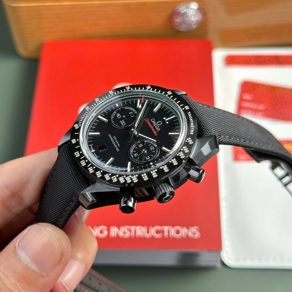 Omega Speedmaster Dark Side Of The Moon Replica 11 Watches Black Ceramic OM Factory 44mm (2)