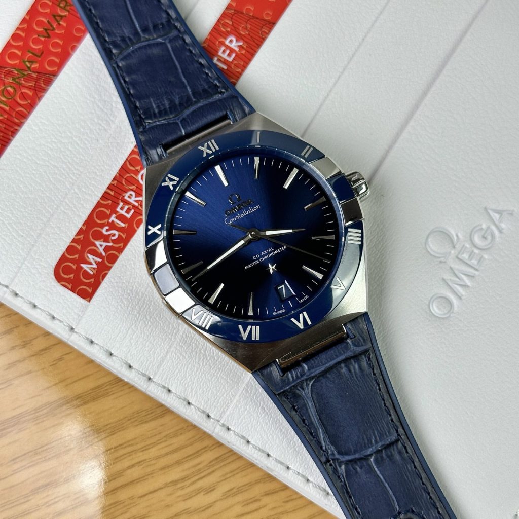 Omga Constellation Best Replica Watch Blue Dial VS Factory 41mm (1)