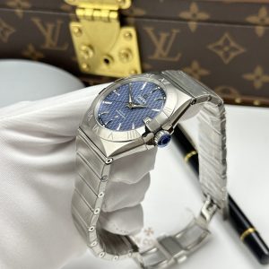 Omega Constellation Co-Axial Replica 1 1 Blue Dial VS Factory 38mm (1)