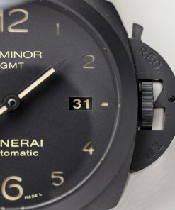 Panerai Luminor GMT 3 Day Power Reserve Black Ceramic VS Factory 40mm (9)