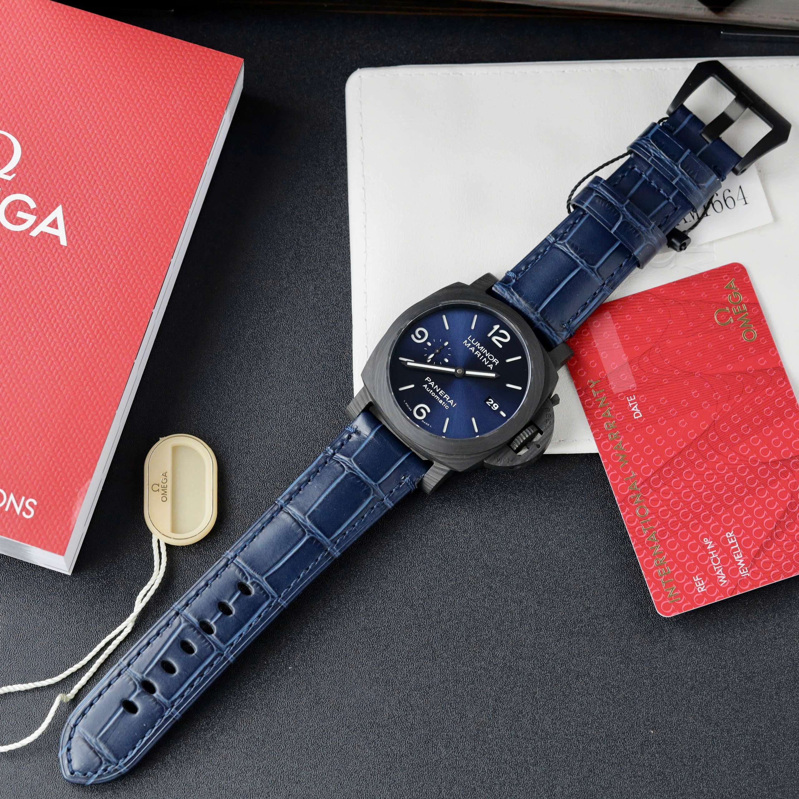 Panerai Luminor Marina Carbotech™ Blu Notte PAM01664 VS Factory 44mm (1) Panerai Luminor Marina Carbotech™ Blu Notte PAM01664 VS Factory 44mm (9)