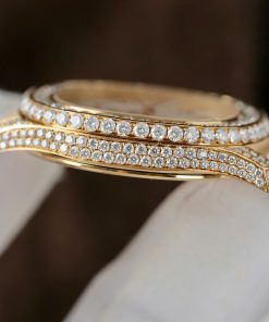 Patek Philippe 5067 Replica 11 Watch Gold Wrapped + Moissanite Diamonds Custom 35 (2)