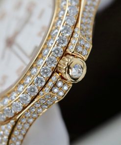 Patek Philippe 5067 Replica 11 Watch Gold Wrapped + Moissanite Diamonds Custom 35 (2)