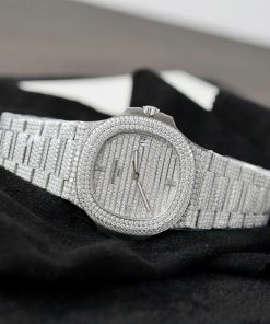 Patek Philippe 5719 Replica Watch Custom Moissanite Diamonds Hong Kong 40mm (2)