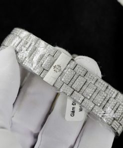 Patek Philippe 5719 Replica Watch Custom Moissanite Diamonds Hong Kong 40mm (2)