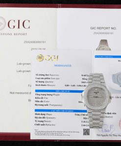 Patek Philippe 5719 Replica Watch Custom Moissanite Diamonds Hong Kong 40mm (2)