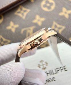 Patek Philippe Aquanaut 5062 18K Gold Wrapped Custom Full Moissanite Diamonds (1)