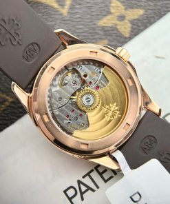 Patek Philippe Aquanaut 5062 18K Gold Wrapped Custom Full Moissanite Diamonds (1)