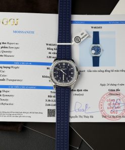 Patek Philippe Aquanaut 5067 Customs Moissanite Diamonds Automatic Watch (1)