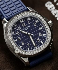 Patek Philippe Aquanaut 5067 Customs Moissanite Diamonds Automatic Watch (1)