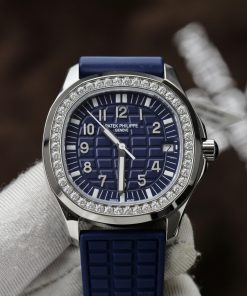 Patek Philippe Aquanaut 5067 Customs Moissanite Diamonds Automatic Watch (1)