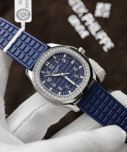 Patek Philippe Aquanaut 5067 Customs Moissanite Diamonds Automatic Watch (1)