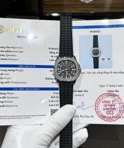 Patek Philippe Aquanaut 5067A Custom Moissanite Diamonds Black (1)