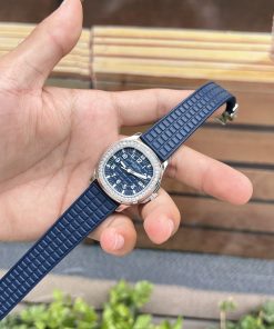 Patek Philippe Aquanaut 5067G Replica Watches Blue PPF (2)
