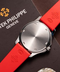 Patek Philippe Aquanaut 5067G Replica Watches Red Rubber (4)
