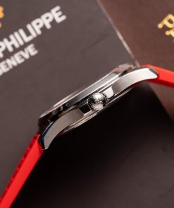 Patek Philippe Aquanaut 5067G Replica Watches Red Rubber (4)
