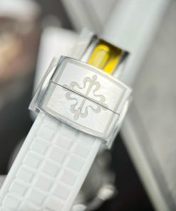 Patek Philippe Aquanaut 5069G Custom Moissanite Diamonds Replica Watch (1)