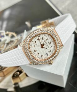 Patek Philippe Aquanaut 5069R Custom Moissanite Diamonds Replica Watches (4)
